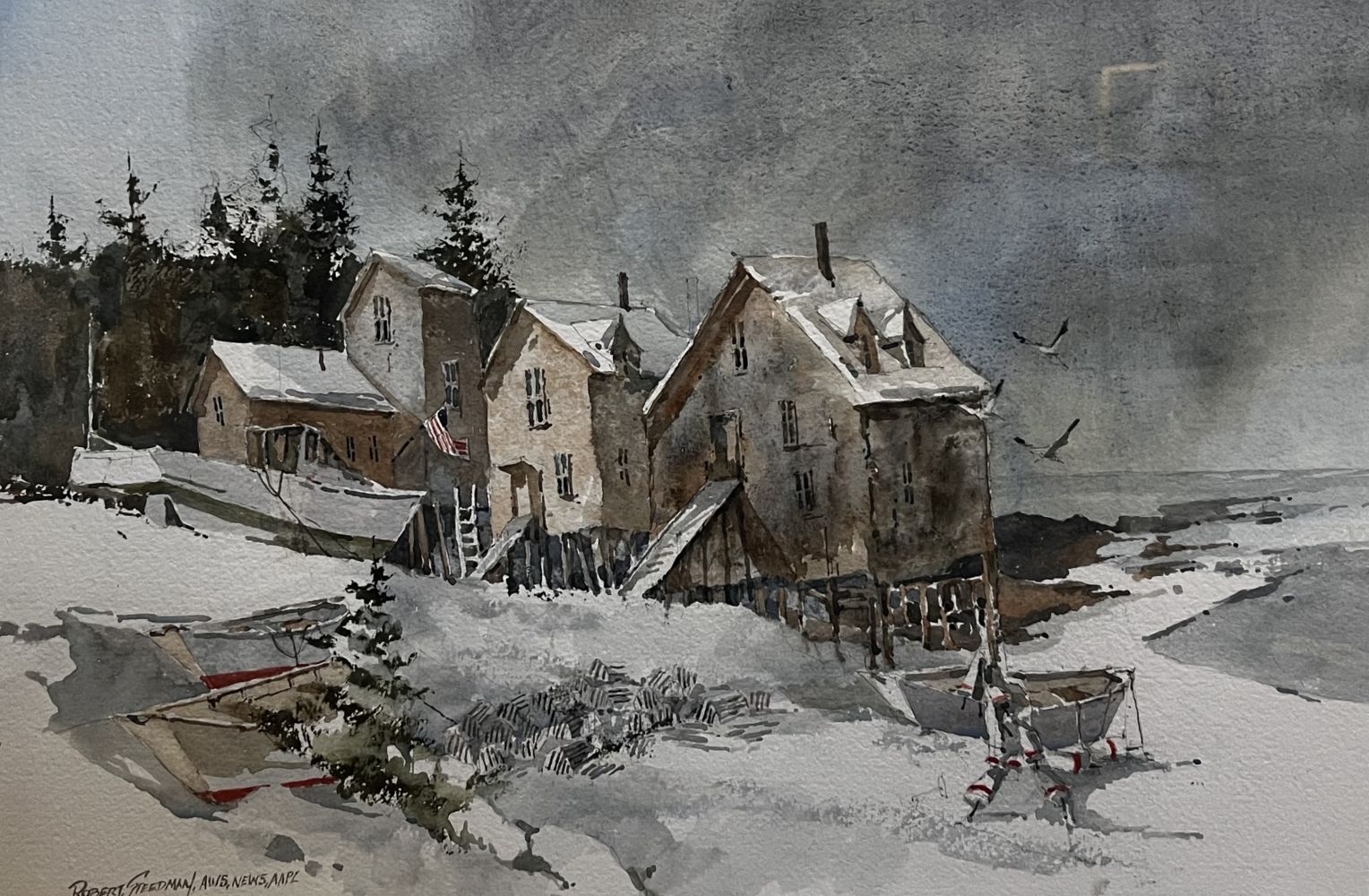 Robert Steedman | Pine Point | Watercolor | Winner of the Barbara Donnelly Memorial Award for an Outstanding Watercolor