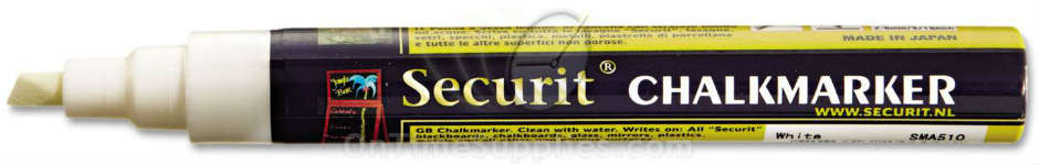 DEFSMA510V4WT White Liquid Chailk Marker by Securit.