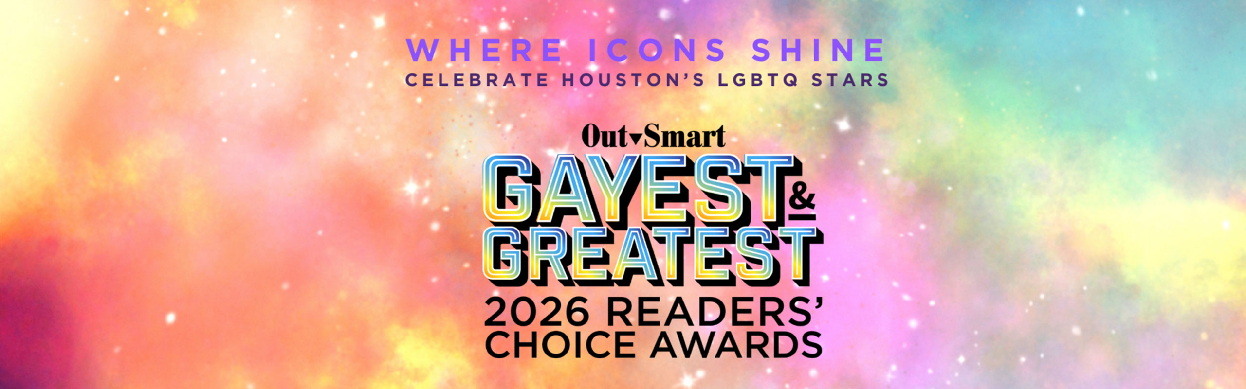 Where Icons Shine — OutSmart Gayest & Greatest 2026 Readers&rsquo; Choice Awards