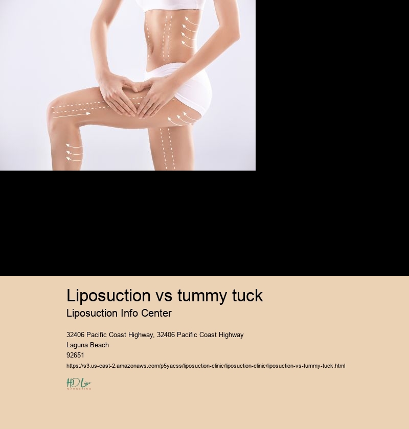 liposuction vs tummy tuck