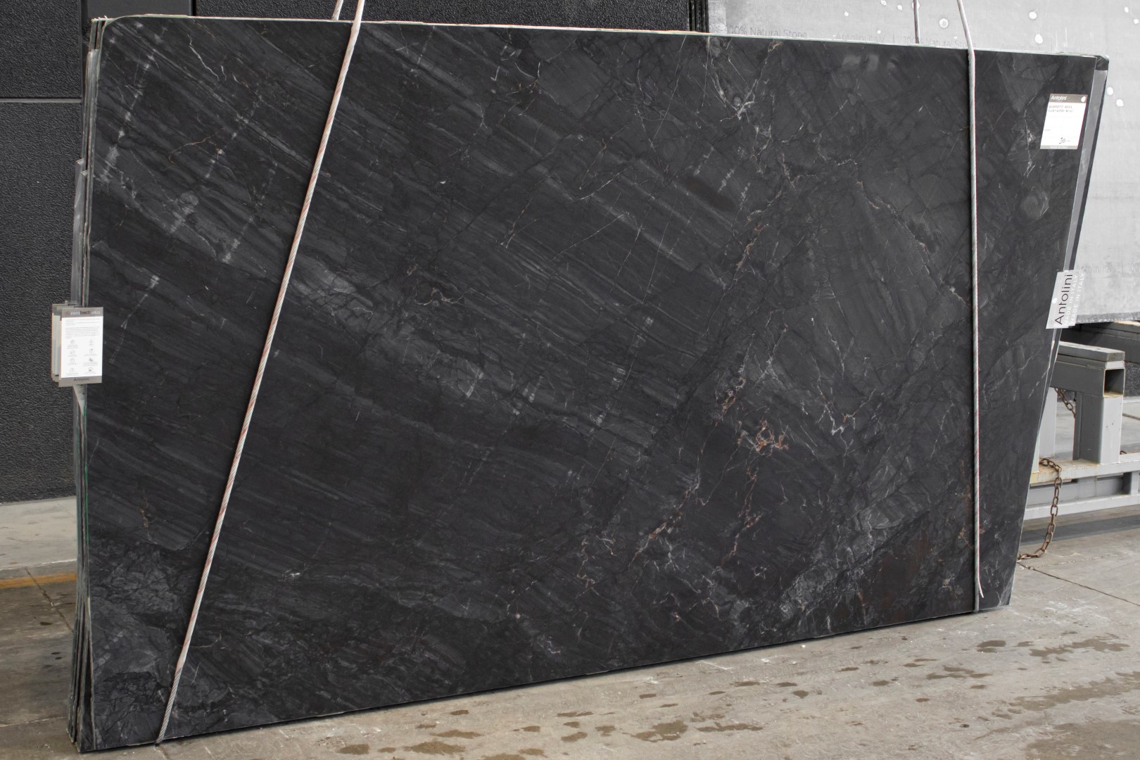 2cm Brilliant Black - Premium Quartzite SLAB | Pacific Shore Stones