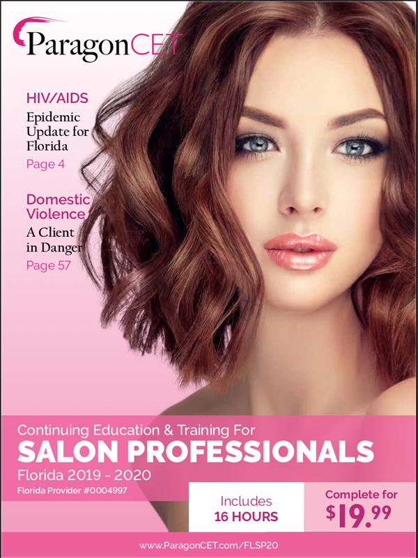 16-Hour CE Course for Florida Salon Professionals (Includes Violence and Trafficking Electives) 2019 - 2020