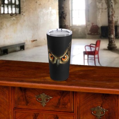 Horror Travel Mug Tumbler For Her Owl Halloween Decor Gothic Gift Idea Tumbler Cup Gift For Goth Girl Coffee Tumbler - Image 4