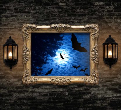Gothic Fantasy Art Print Gift For Women Dark Landscape Goth Wall Art Horror Gift For Her Moonlight Gothic Art Macabre Wall Art - Image 2