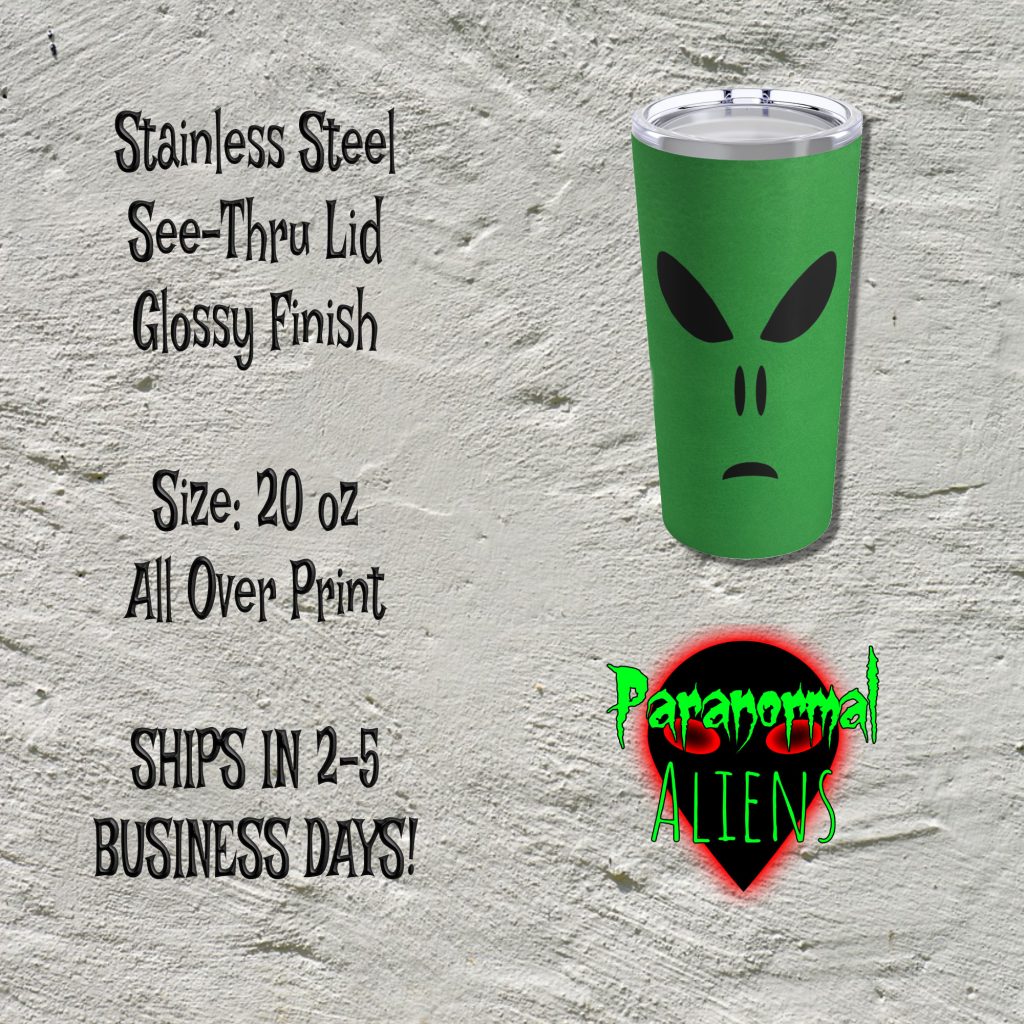 Alien Tumbler Travel Mug, Goth Gift Idea, Tumbler For Him, Area 51 Alien Head, Coffee Tumbler - Image 5