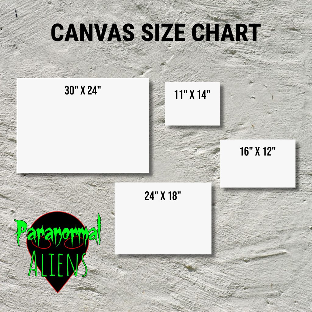 Spooky Monster Canvas Wall Art, Unique Creepy Wall Decor, Monster Art, Goth Gift for Horror Lovers - Image 6