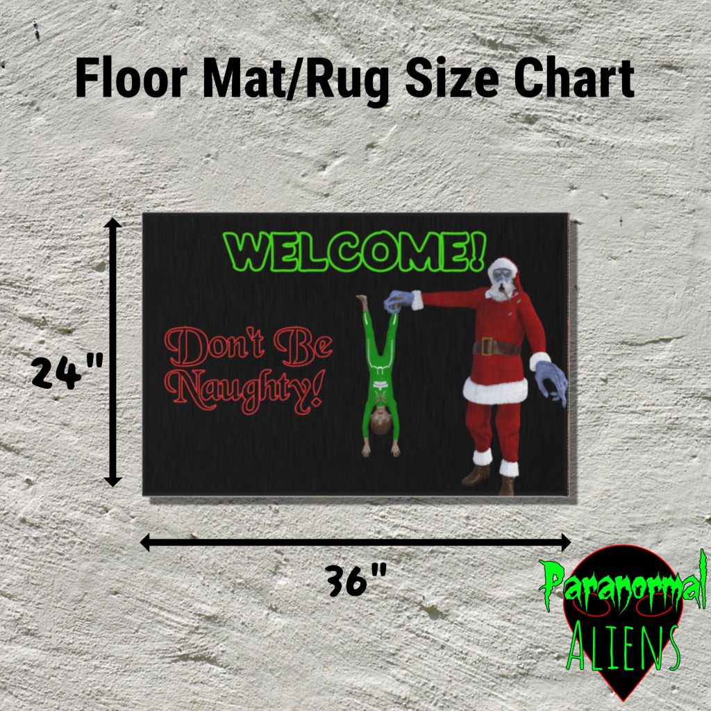 Christmas Krampus Funny Welcome Door Mat, Horror Doormat, Christmas Rug, Indoor Outdoor, Home Gift - Image 5