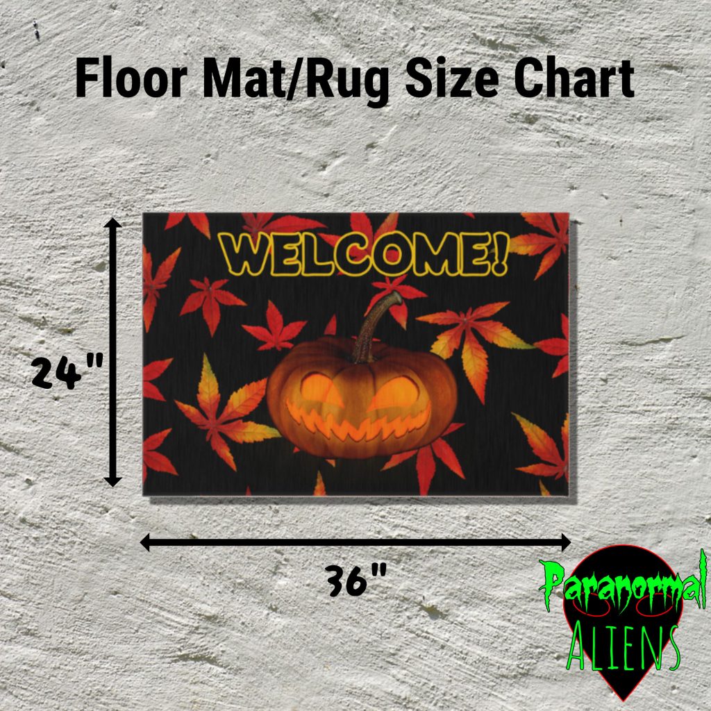 Halloween Jack O' Lantern Welcome Doormat | Outdoor Halloween Rug | Gothic Decor | Perfect Home Gift for Spooky Season - Image 5
