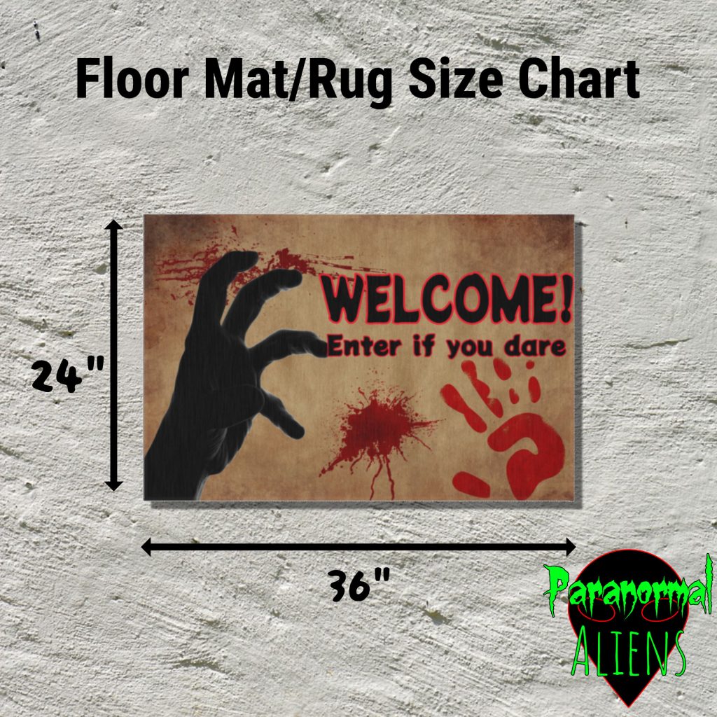 Creepy Hand Horror Welcome Mat, Gothic Decor, Spooky Welcome Mat for Horror Lovers, Indoor Outdoor, Goth Rug, Home Gift - Image 5