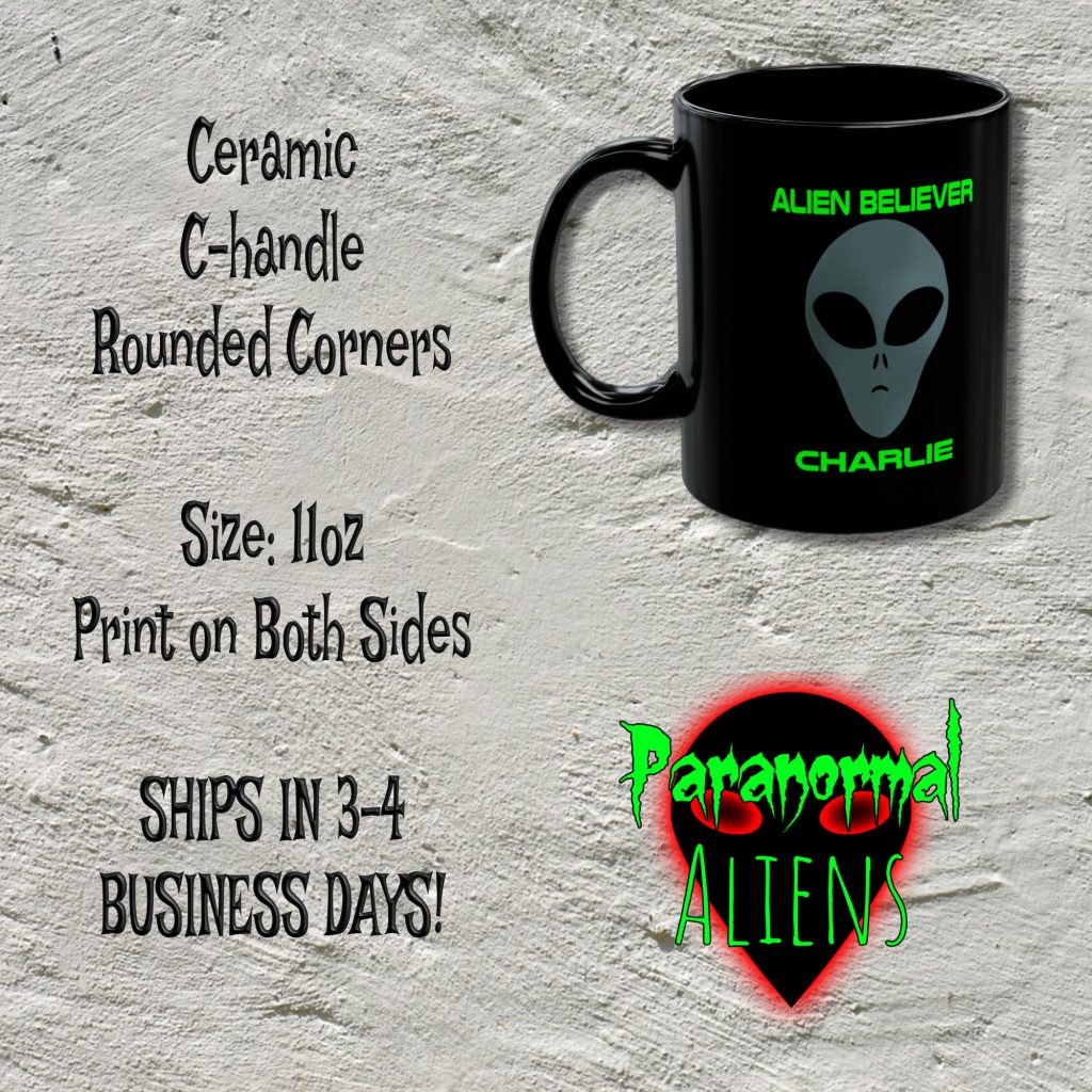 Gray Alien Personalized Custom Text Mug, Sci-Fi UFO, Spooky Mug, Halloween Horror Gift For Women, Coffee Cup - Image 5