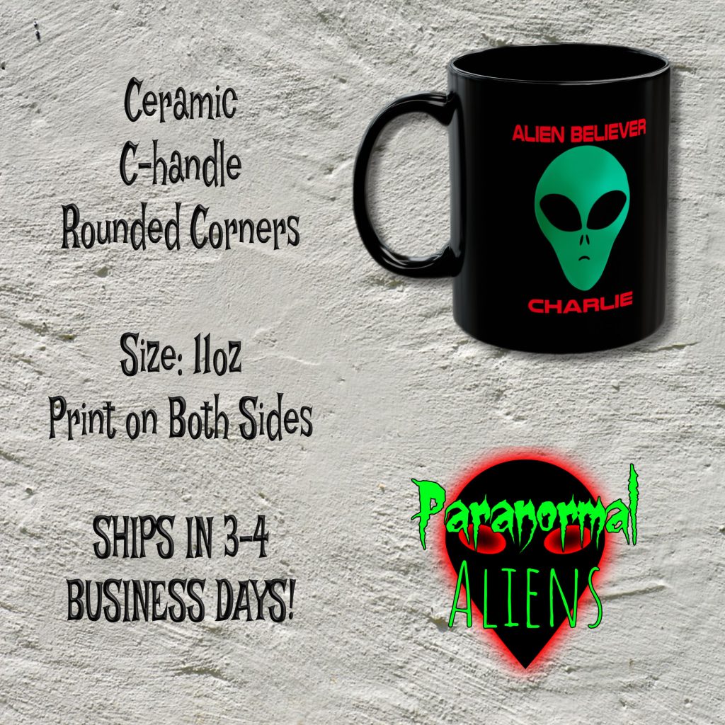 Green Alien Mug, UFO Space Alien, Personalized Custom Text Mug, Gift For Dad, Halloween Coffee Cup, Gift For Men, Gothic Decor - Image 5
