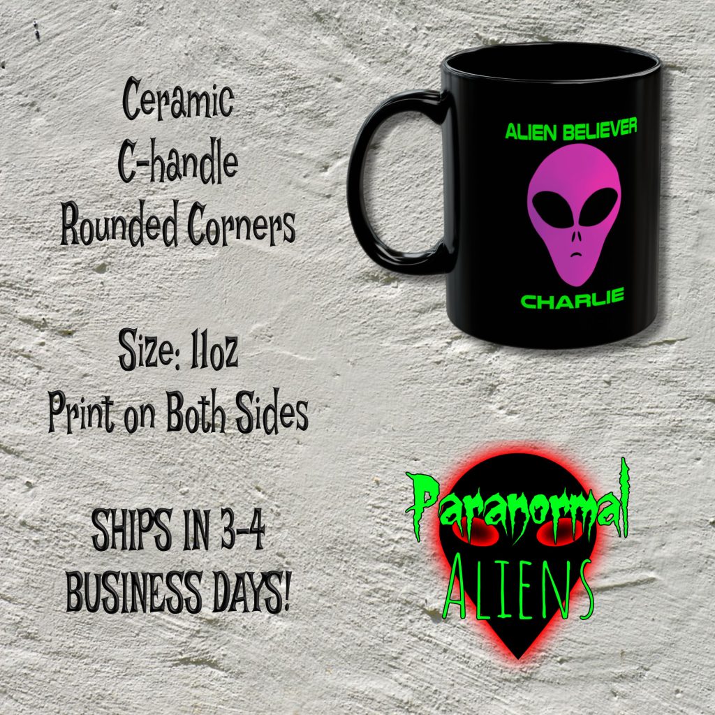 Pink Alien Head Personalized Custom Text Mug, Gothic Halloween, Sci-Fi Coffee Cup, Custom Gift For Women, UFO Horror, Home Decor - Image 5