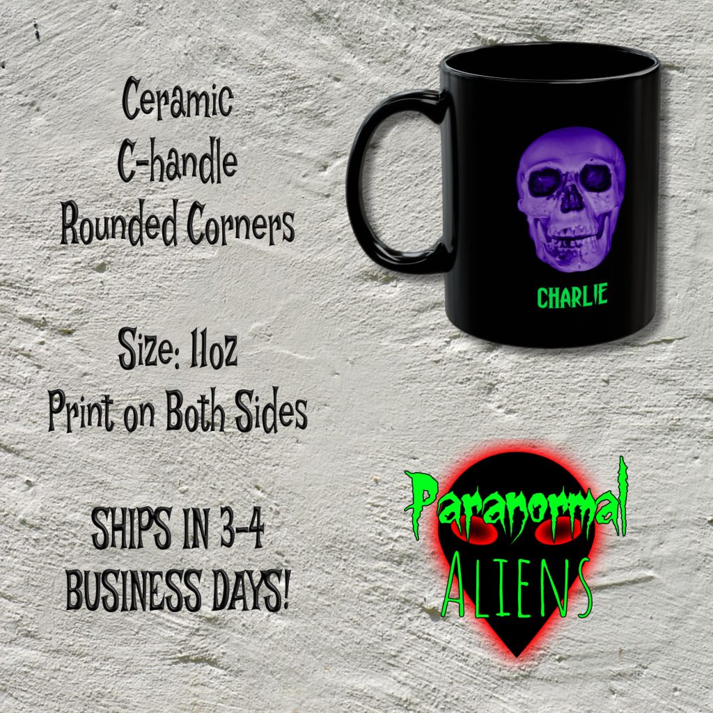 Purple Skull Personalized Custom Text Mug, Halloween Skeleton, Horror Gift For Men, Spooky Coffee Cup - Image 5