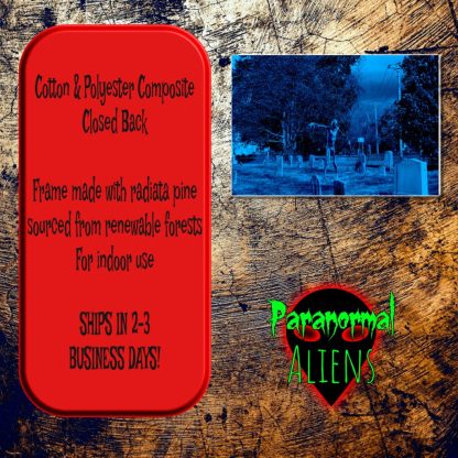 Cemetery Zombie Canvas Wall Art, Midnight Horror Gift, Creepy Canvas Print, Goth Decor - Image 6