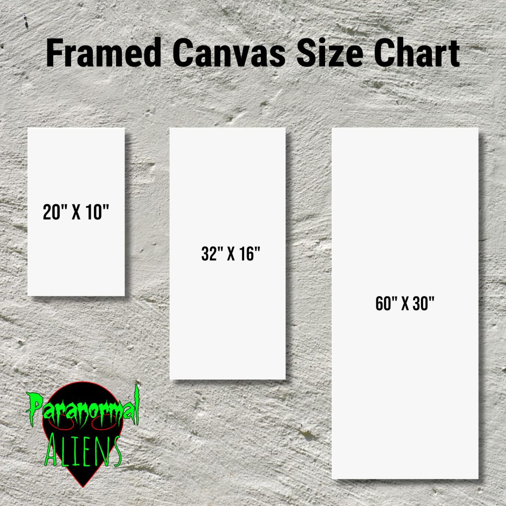 Black And White Gothic Monster Framed Canvas Art, Horror Goth Decor, Halloween Monster Canvas Wall Print - Image 6