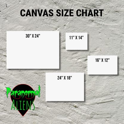 Scary Creature Horror Canvas Wall Print, Gift For Horror Lover, Halloween Goth Decor, Gothic Canvas Wall Decor, Monster Art Painting - Image 6