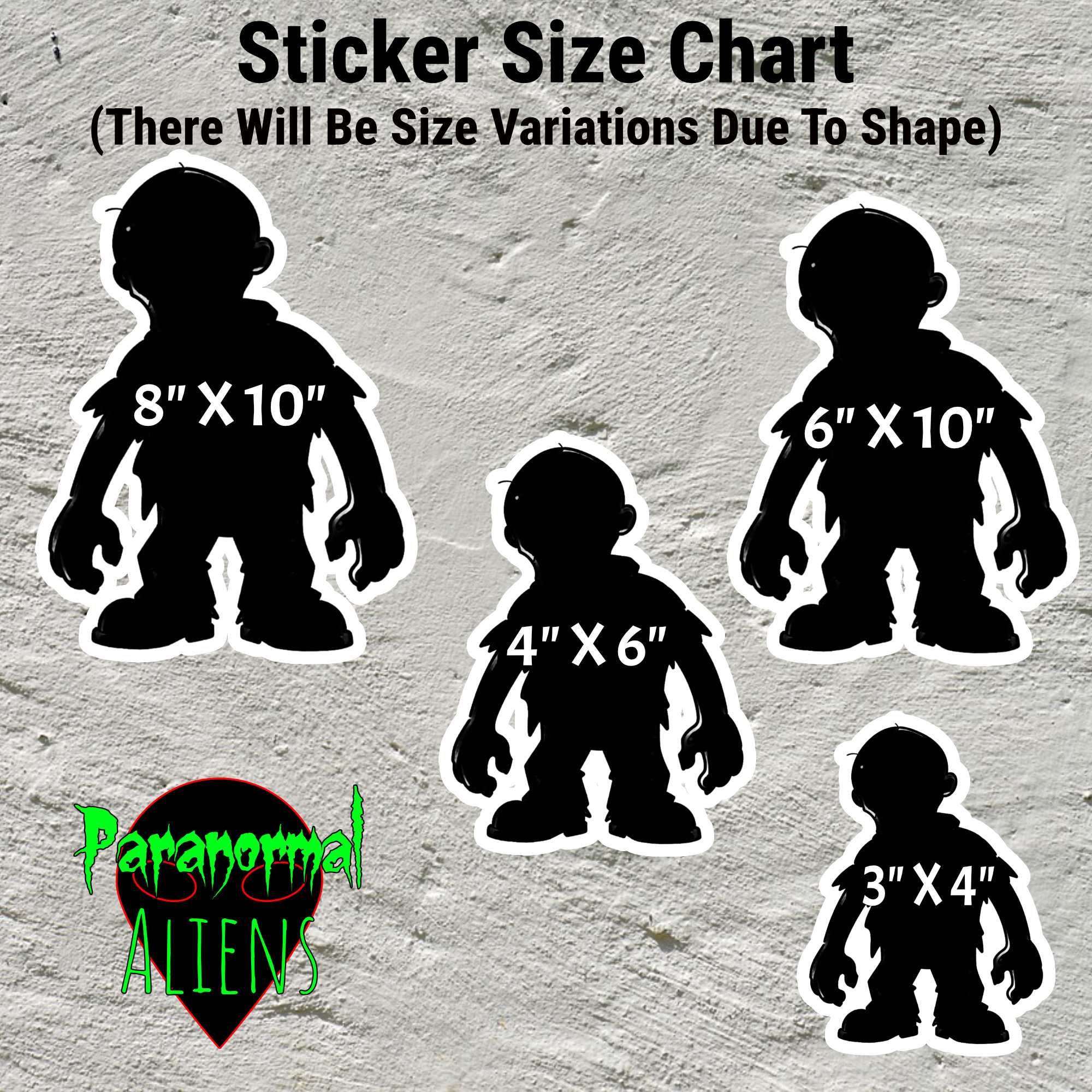 Spooky Monster Vinyl Sticker | Creepy Halloween Gift | Waterproof Laptop & Phone Decal | Horror Creature Sticker for Gothic Decor - Image 6