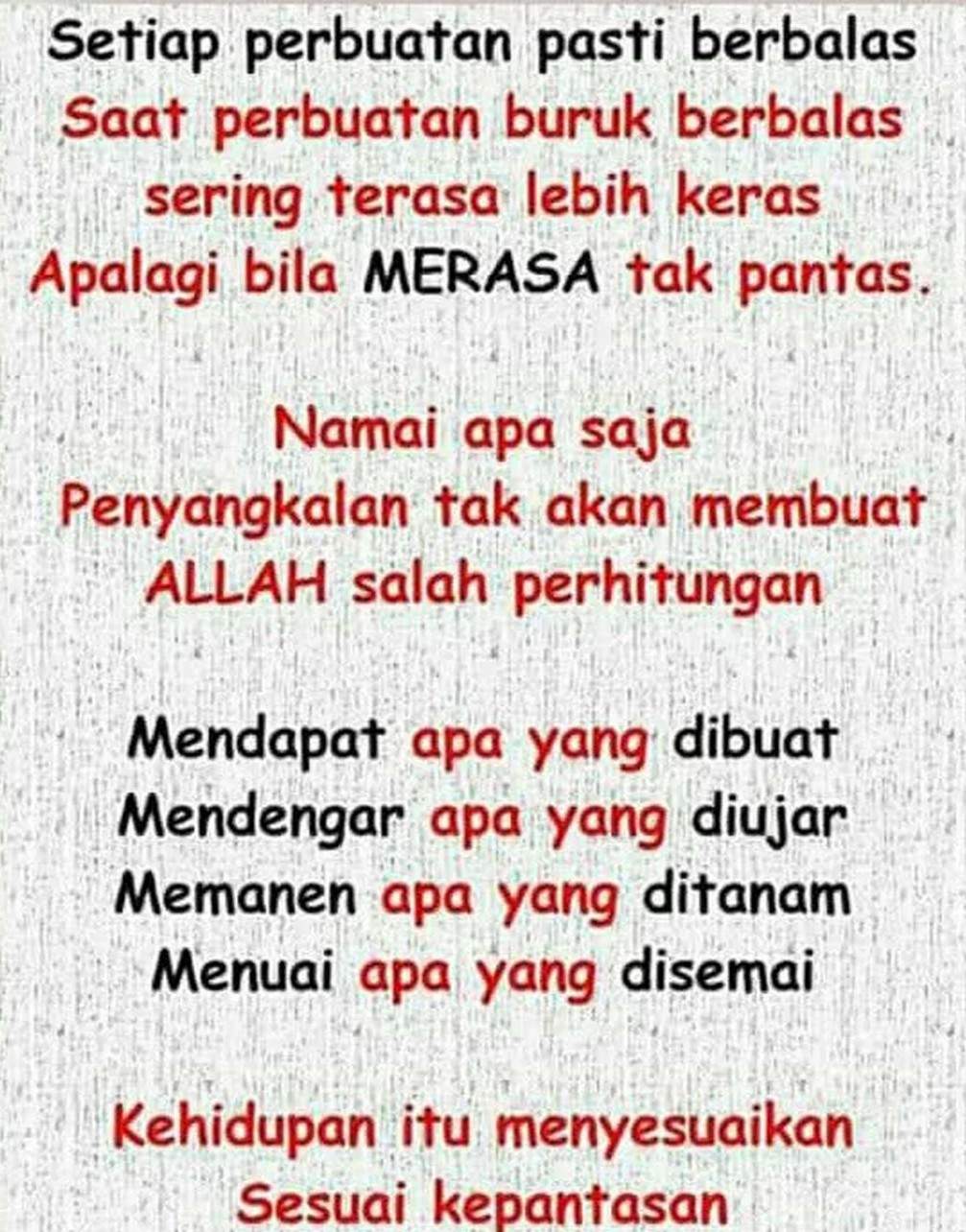 Hukum Karma Berlaku Untuk Kita Semua Steemit