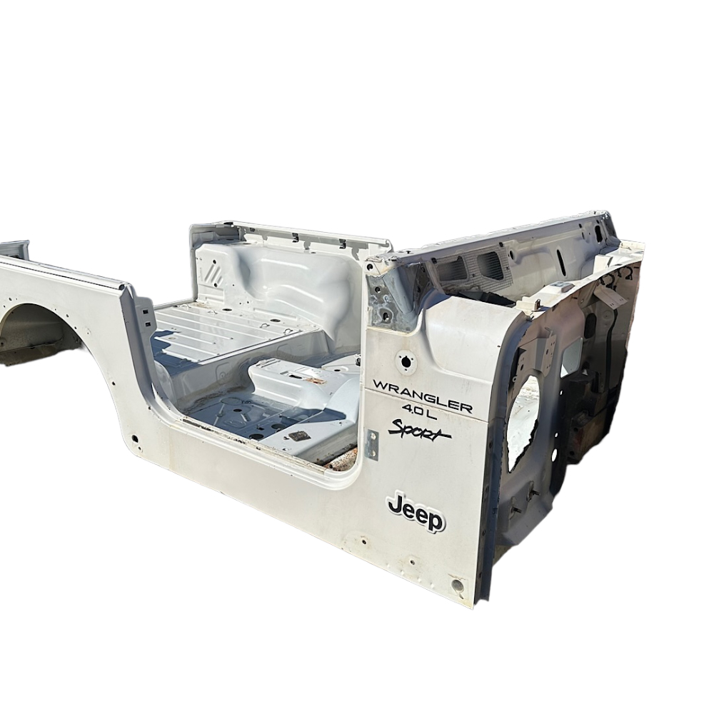 Wrangler TJ Original White Tub Steel Body Grade B 19972001 Parts Breakers Rust Free used