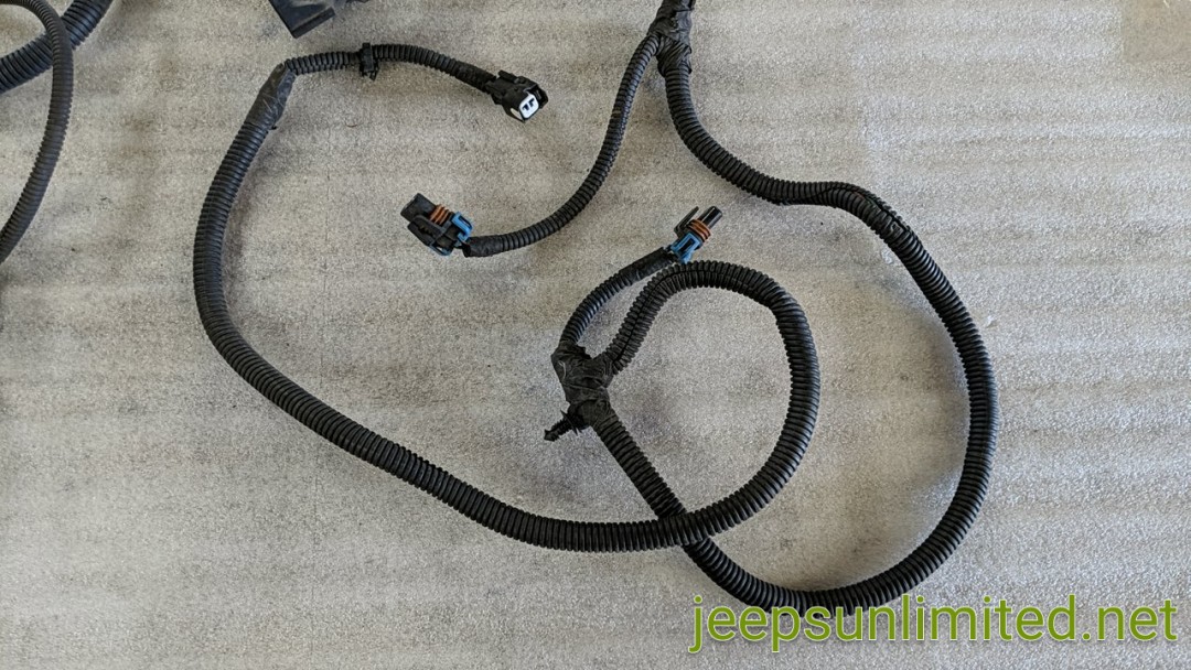 Headlight Front Grille Wiring Harness RHD 2/4 Door 0708 JK 56051554AH