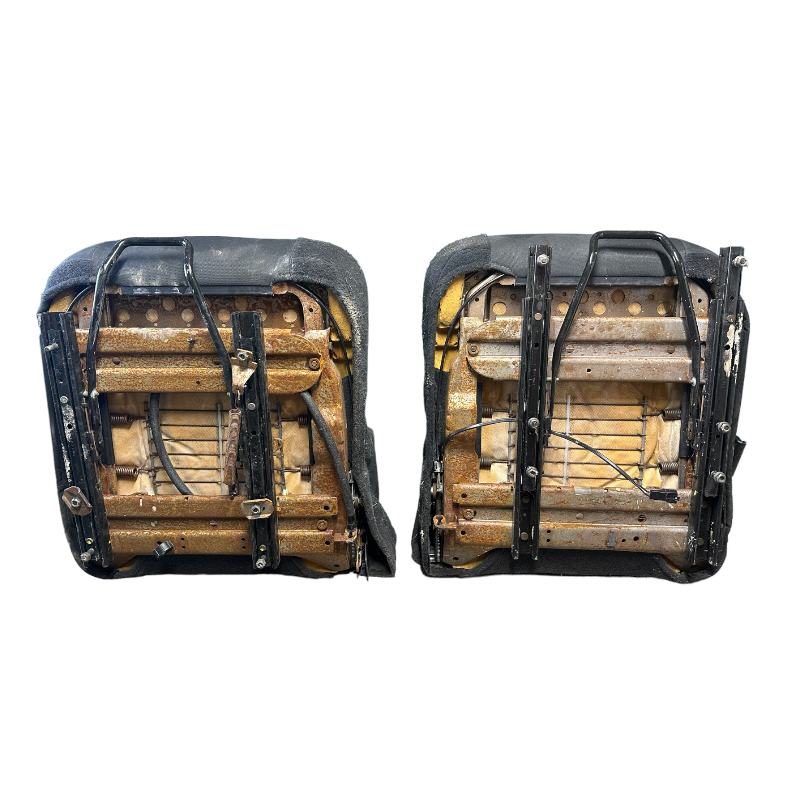 Wrangler TJ LJ Front Seat Set Black Agate with Sliders 20032006