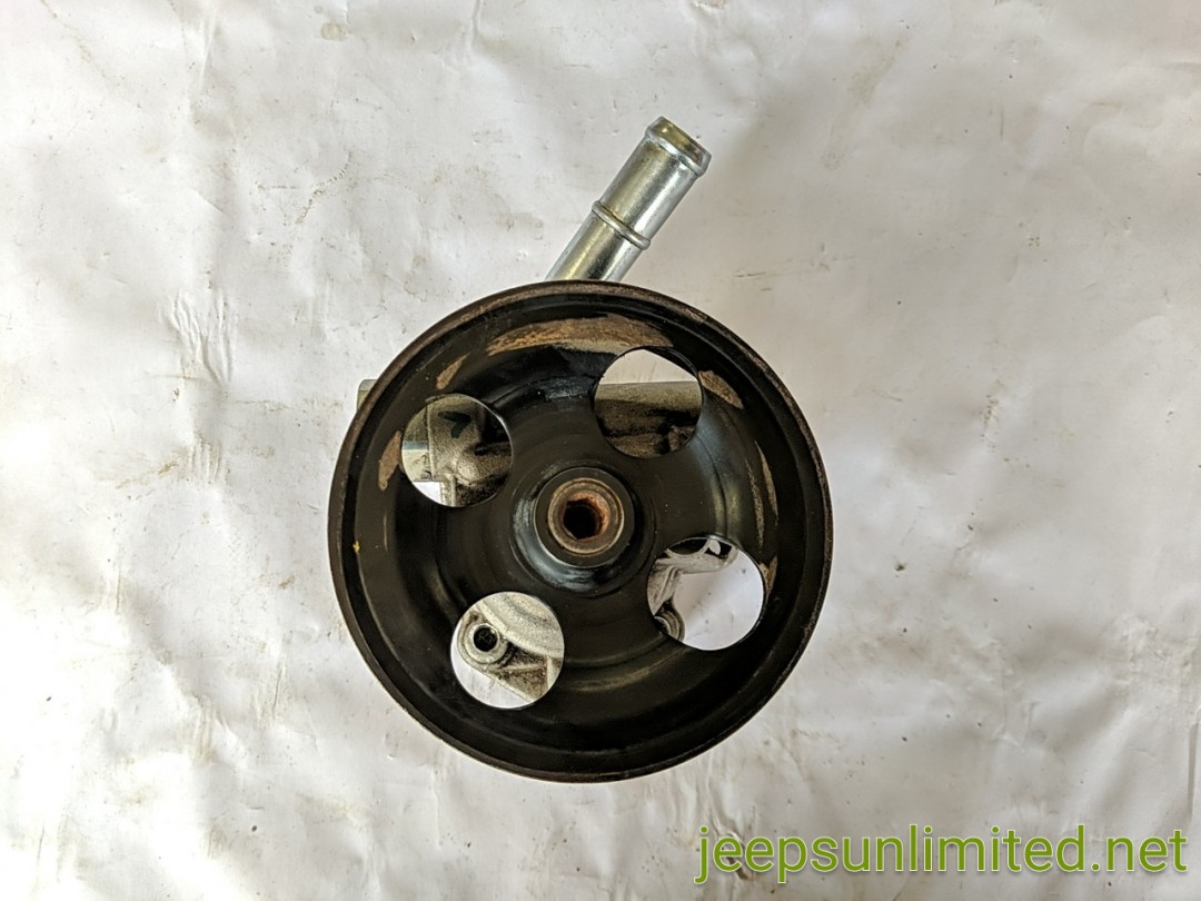 Wrangler JK JKU Power Steering Pump Pulley Assembly 3.6L V6 1218
