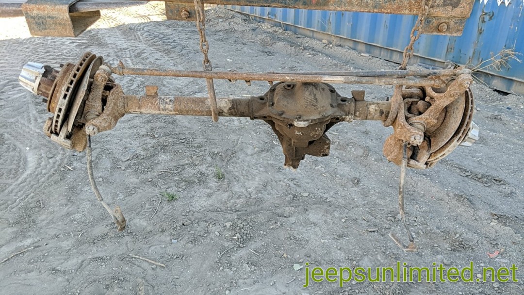 Dana 30 Front Axle Narrow Track with 4.10 Differential Gears Parts