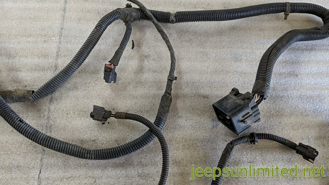 Headlight Front Grille Wiring Harness RHD 2/4 Door 0708 JK 56051554AH