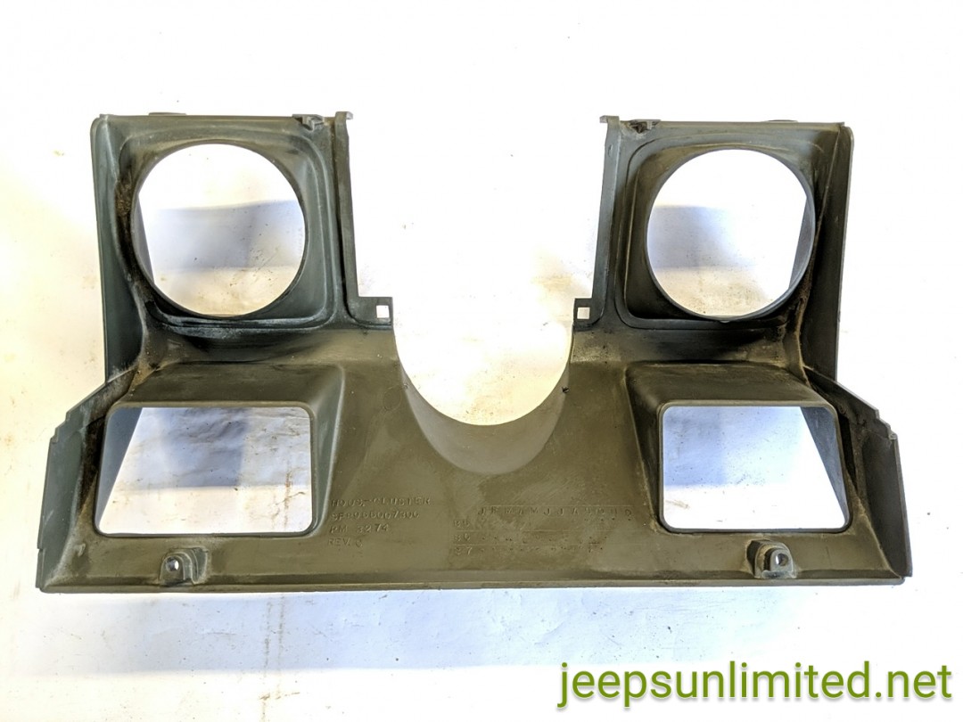 Wrangler YJ Gauge Cluster Instrument Dash Panel Bezel 19871995 Parts