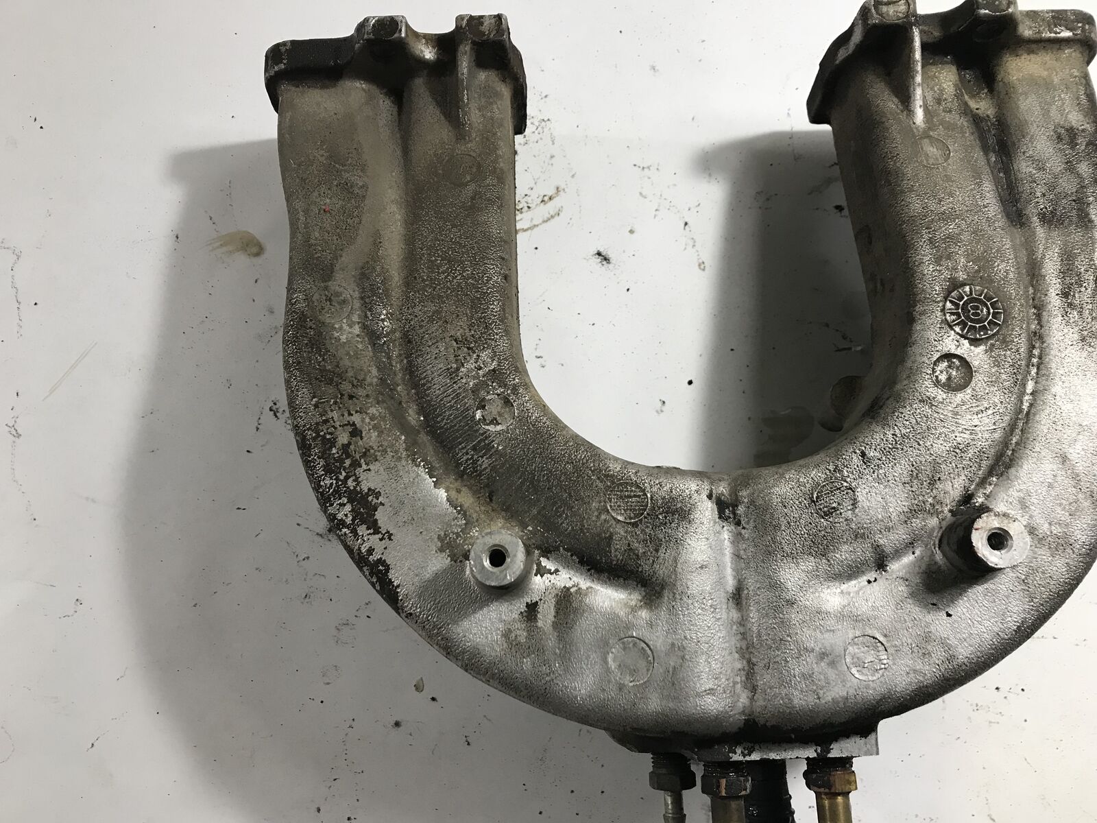 Jeep TJ XJ Air Intake Engine Manifold 2.5L 4 Cylinder 9702 53010244 Parts Breakers Rust