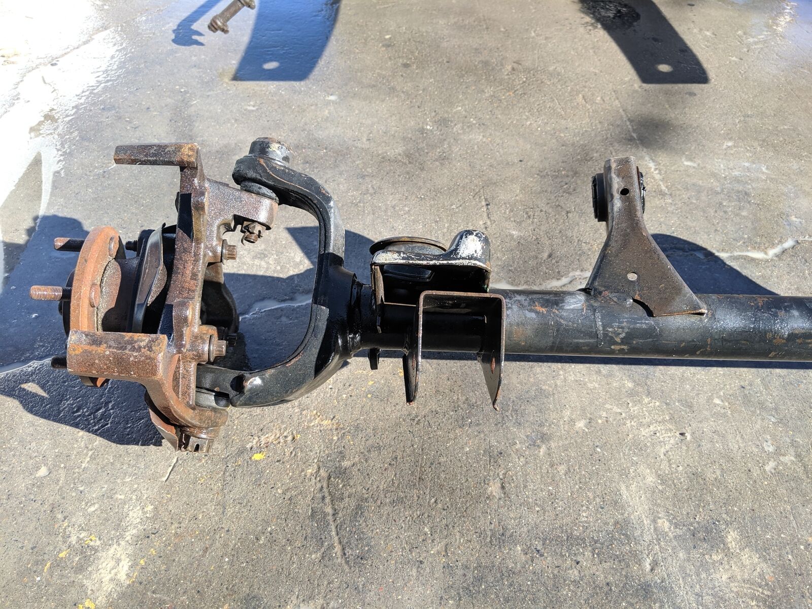 Front Axle Tube for 2X4 2WD Jeep Rat Rod Hot Rod Buggy XJ MJ TJ LJ with