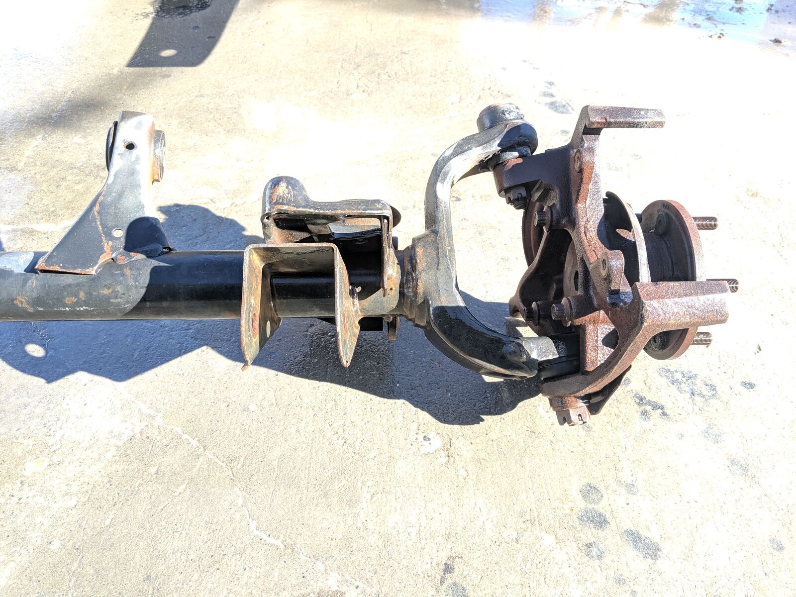 Front Axle Tube for 2X4 2WD Jeep Rat Rod Hot Rod Buggy XJ MJ TJ LJ with