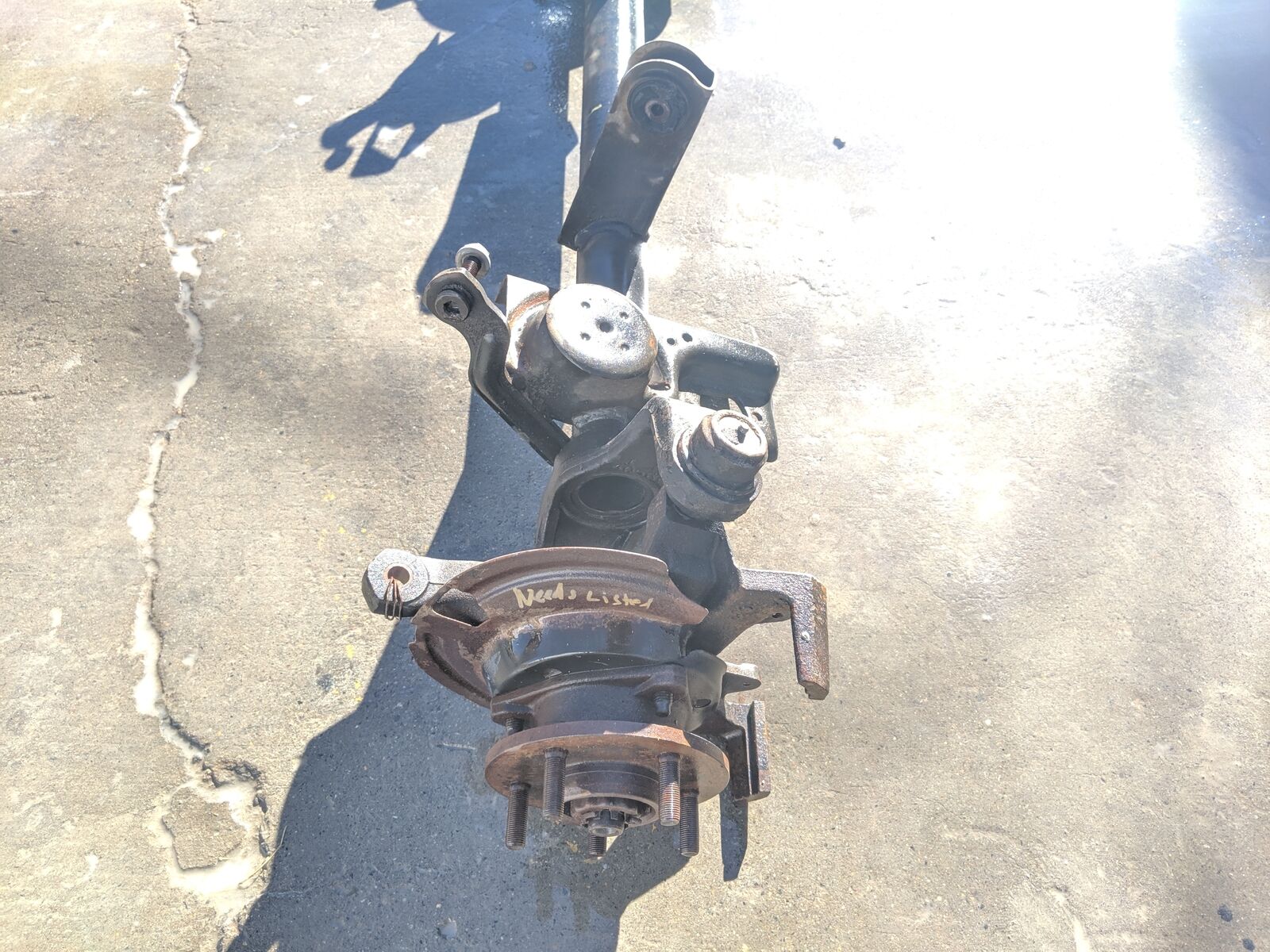 Front Axle Tube for 2X4 2WD Jeep Rat Rod Hot Rod Buggy XJ MJ TJ LJ with