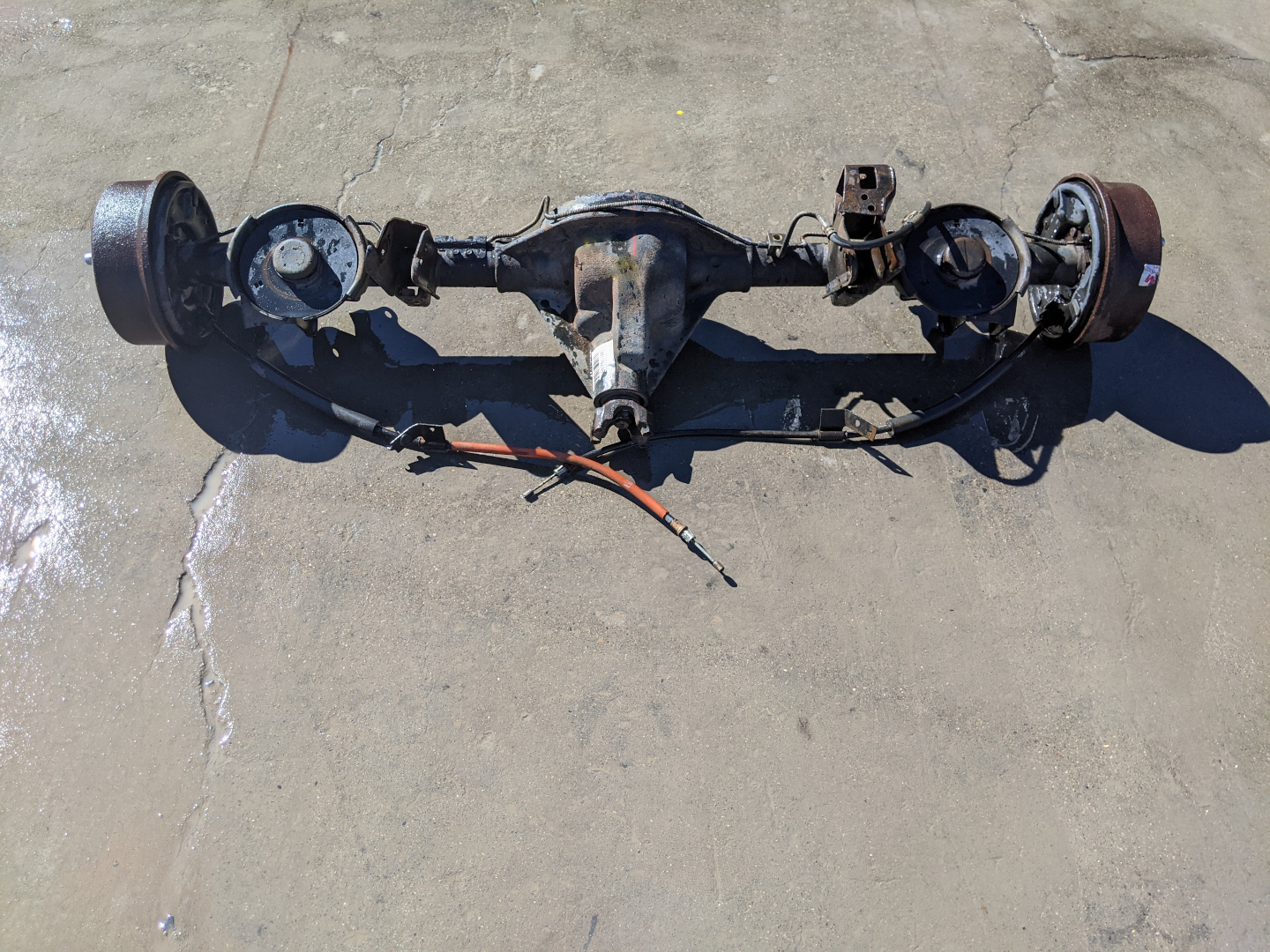 Wrangler TJ LJ 4.10 D35 Rear Axle Assembly Dana 35 19972006 Parts
