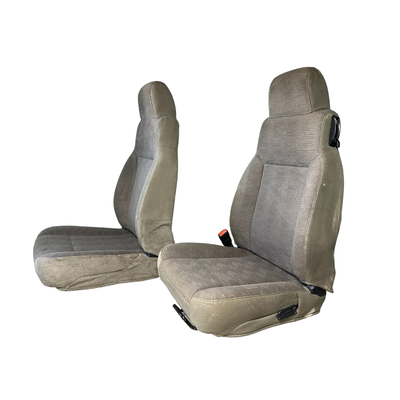 Wrangler TJ LJ Seat Set Front Driver Passenger Seats Khaki Parts