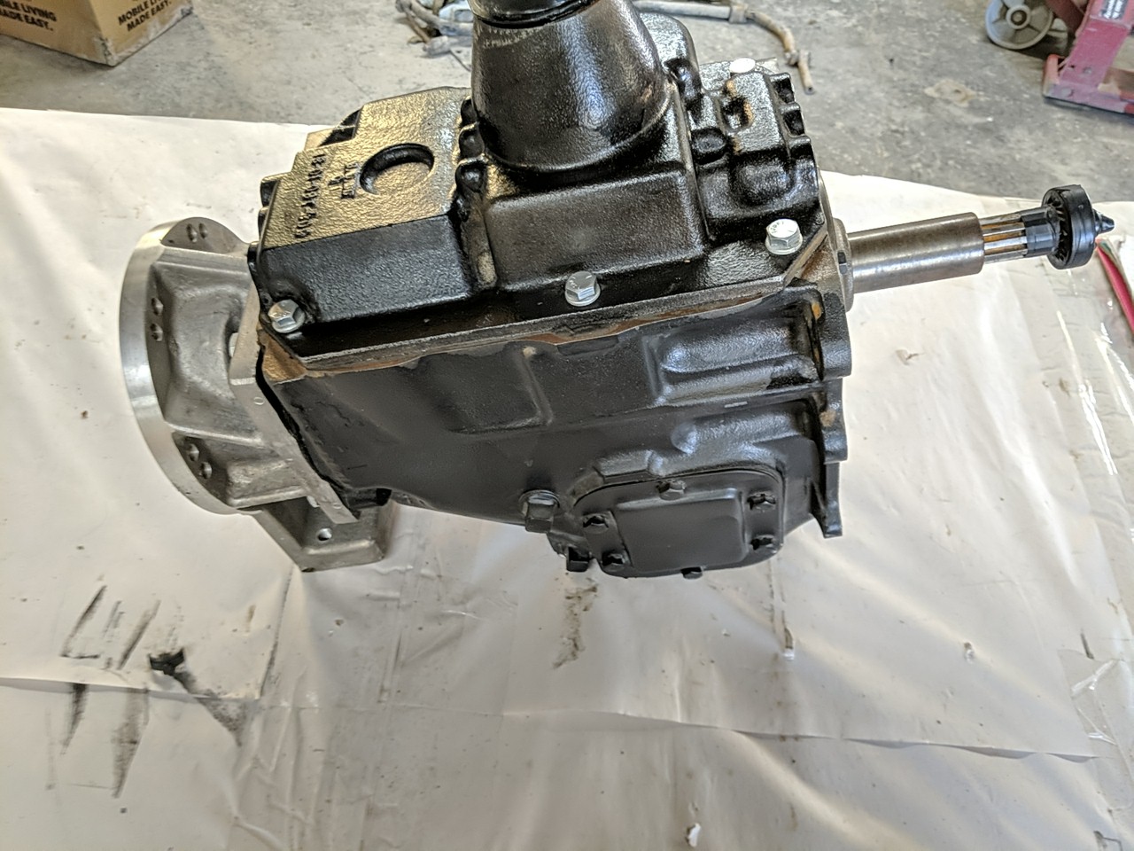 T18 Rebuilt 6.321 Ratio Manual 4 Speed Transmission with Dana 300