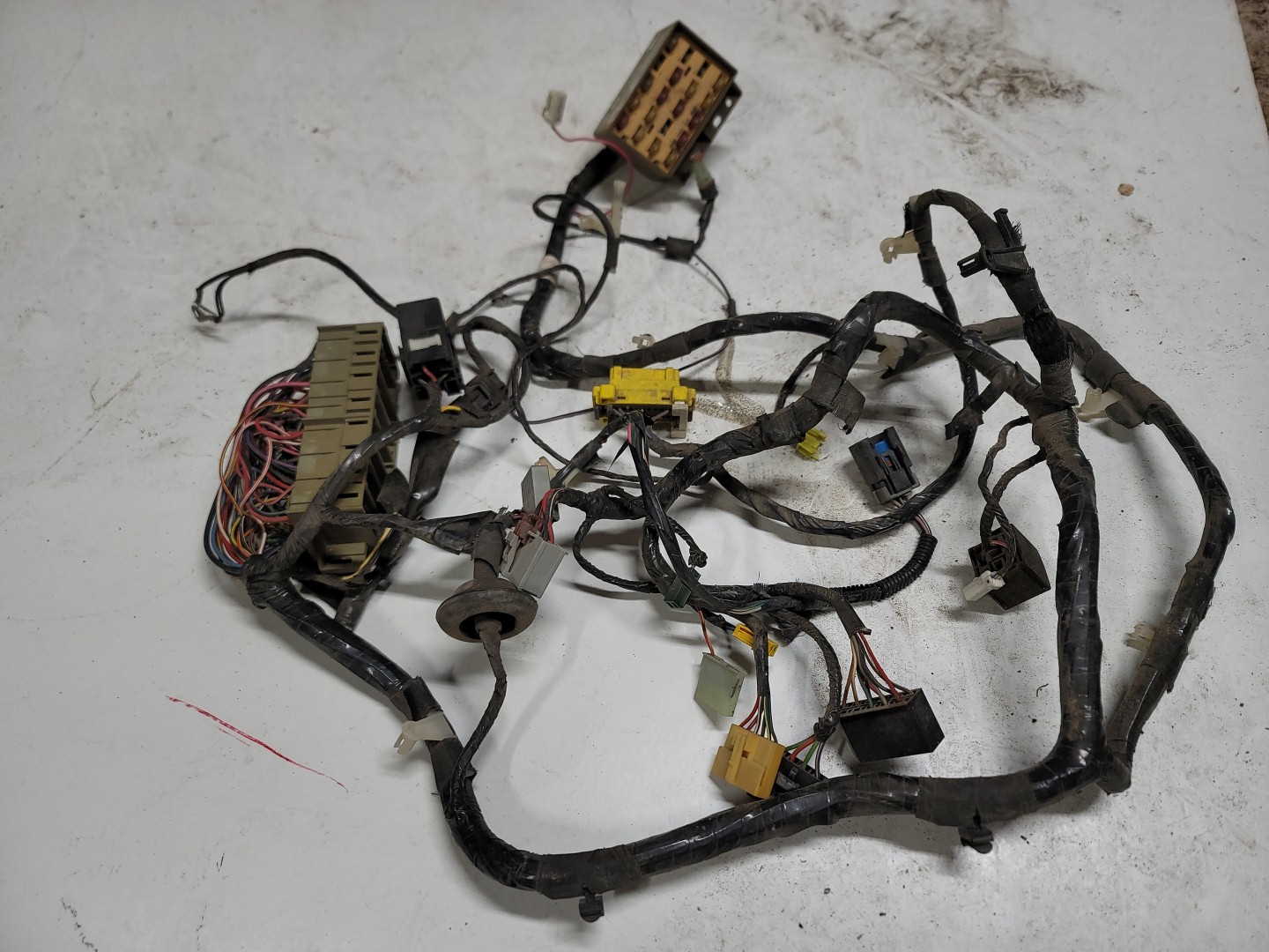 1997 Wrangler TJ Crossbody Dash Wiring Harness Pink Wire 56009508