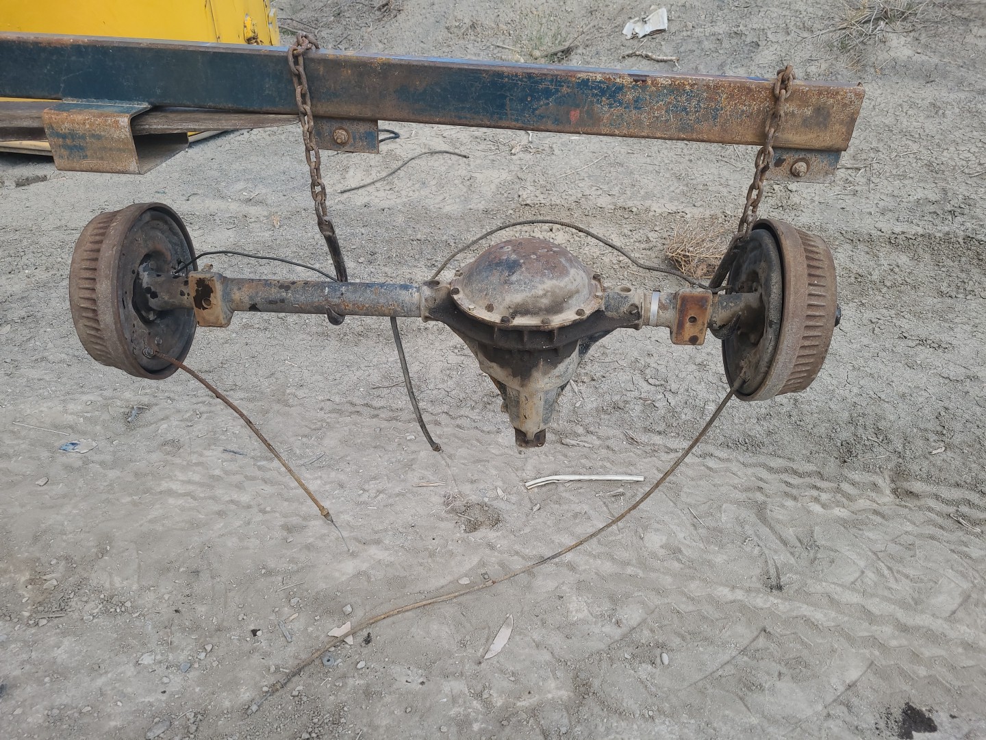 CJ7 Rear Axle Assembly AMC 20 Offset QuadraTrac With 3.54 Gear Ratio 76