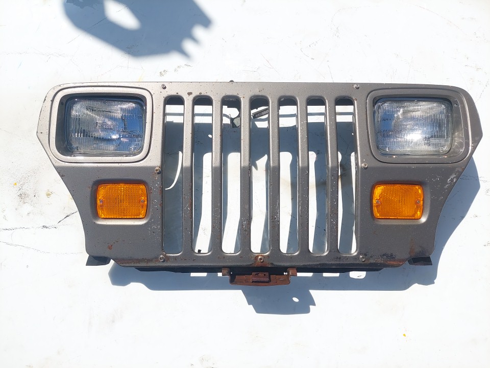 Wrangler YJ Grille Grill Headlight Mounting Panel Radiator Support Tan