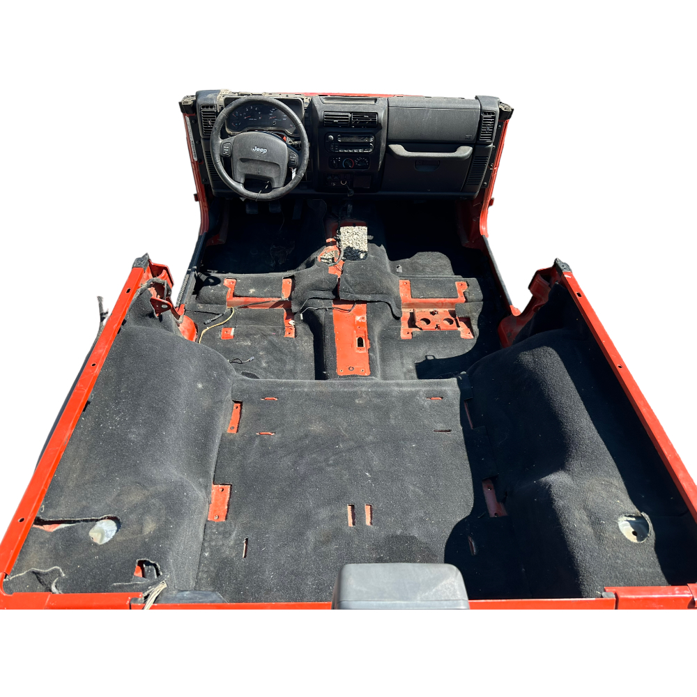 20032006 Jeep Wrangler TJ Black Carpet Kit Parts Breakers Rust