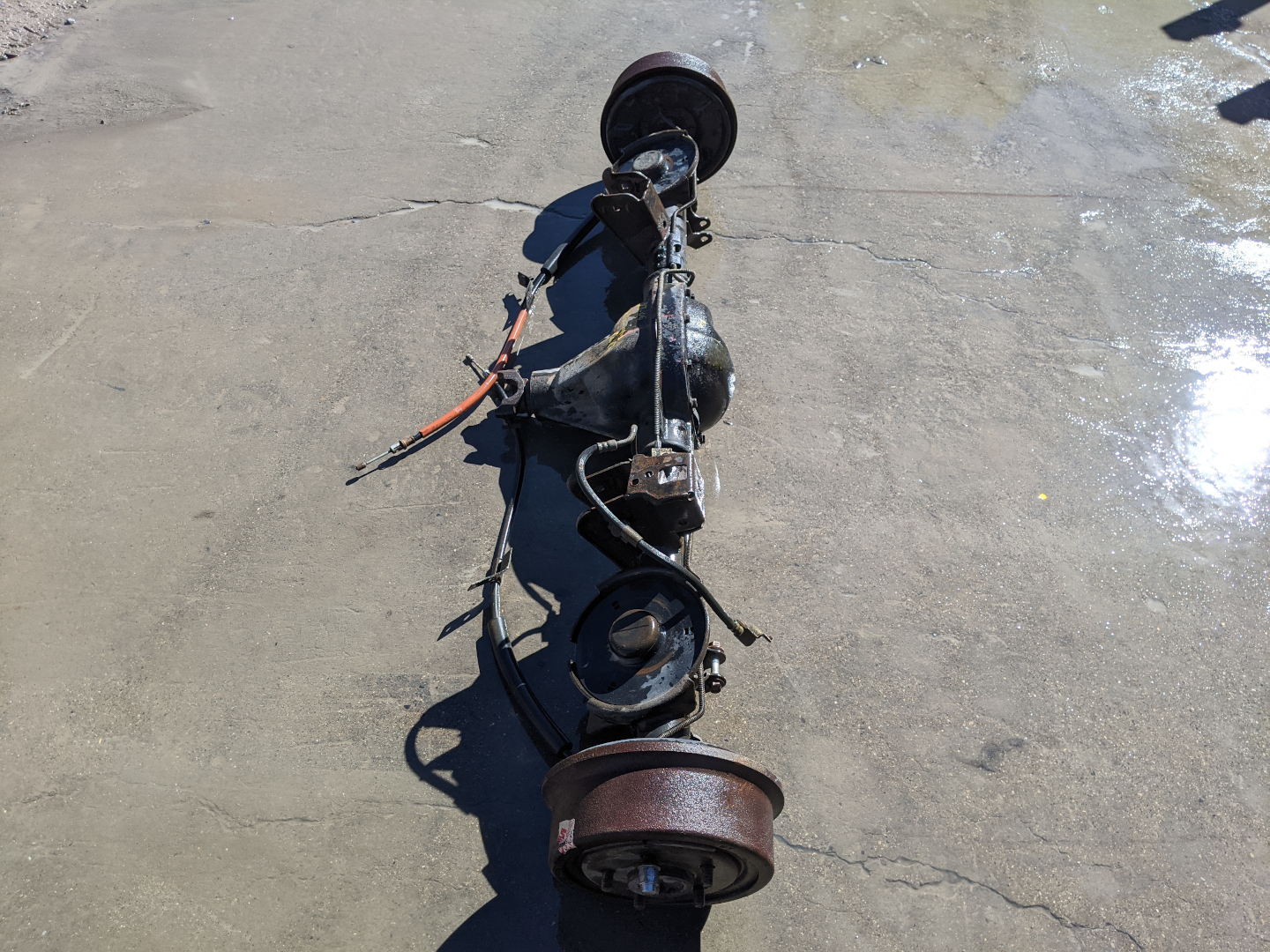 Wrangler TJ LJ 4.10 D35 Rear Axle Assembly Dana 35 19972006 Parts