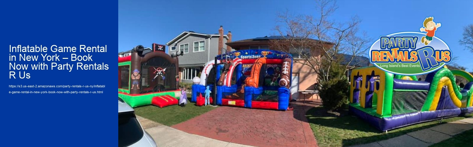 Inflatable Game Rental in New York – Book Now with Party Rentals R Us