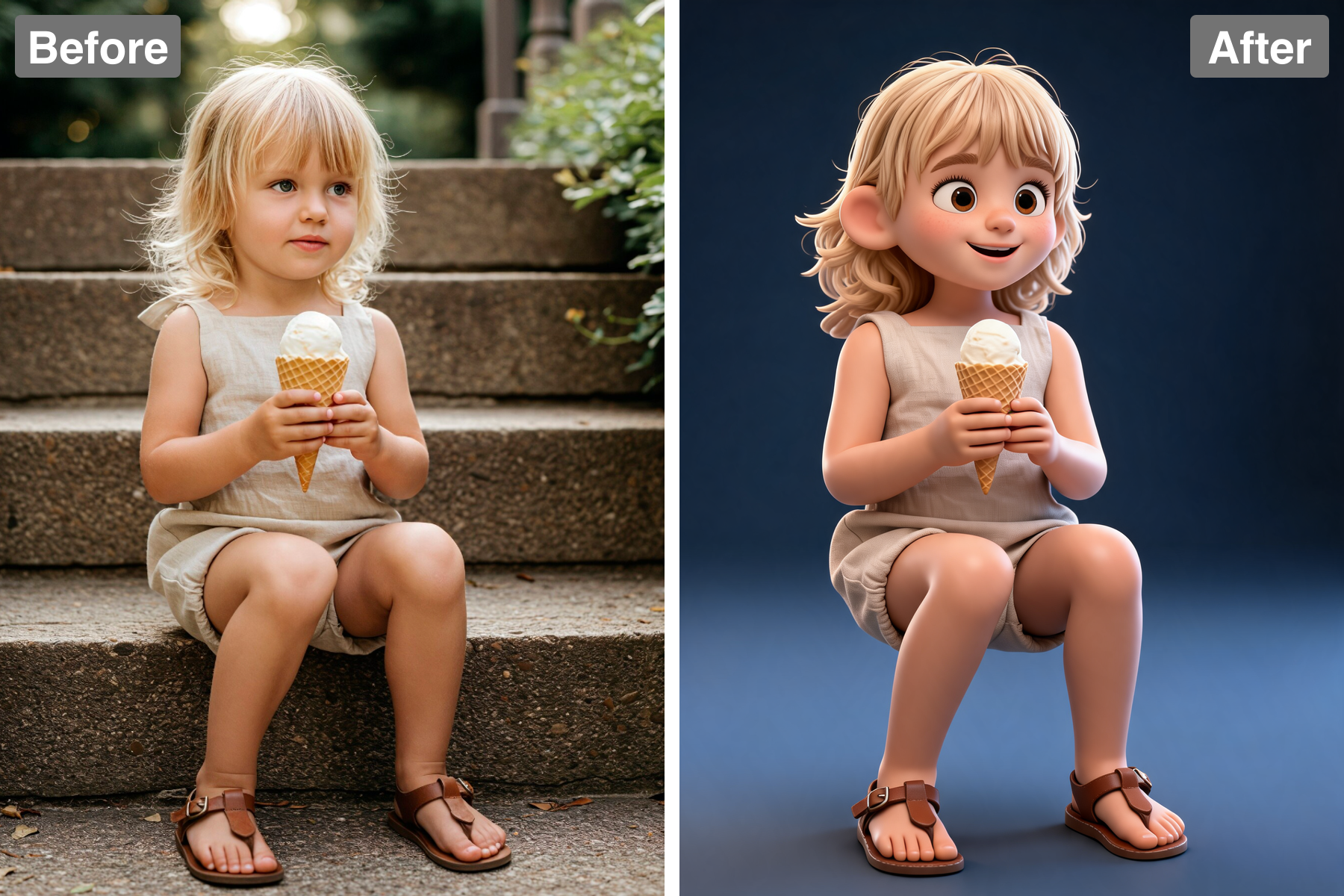 Patternful AI - Glossy Pixar-Style 3D Render image