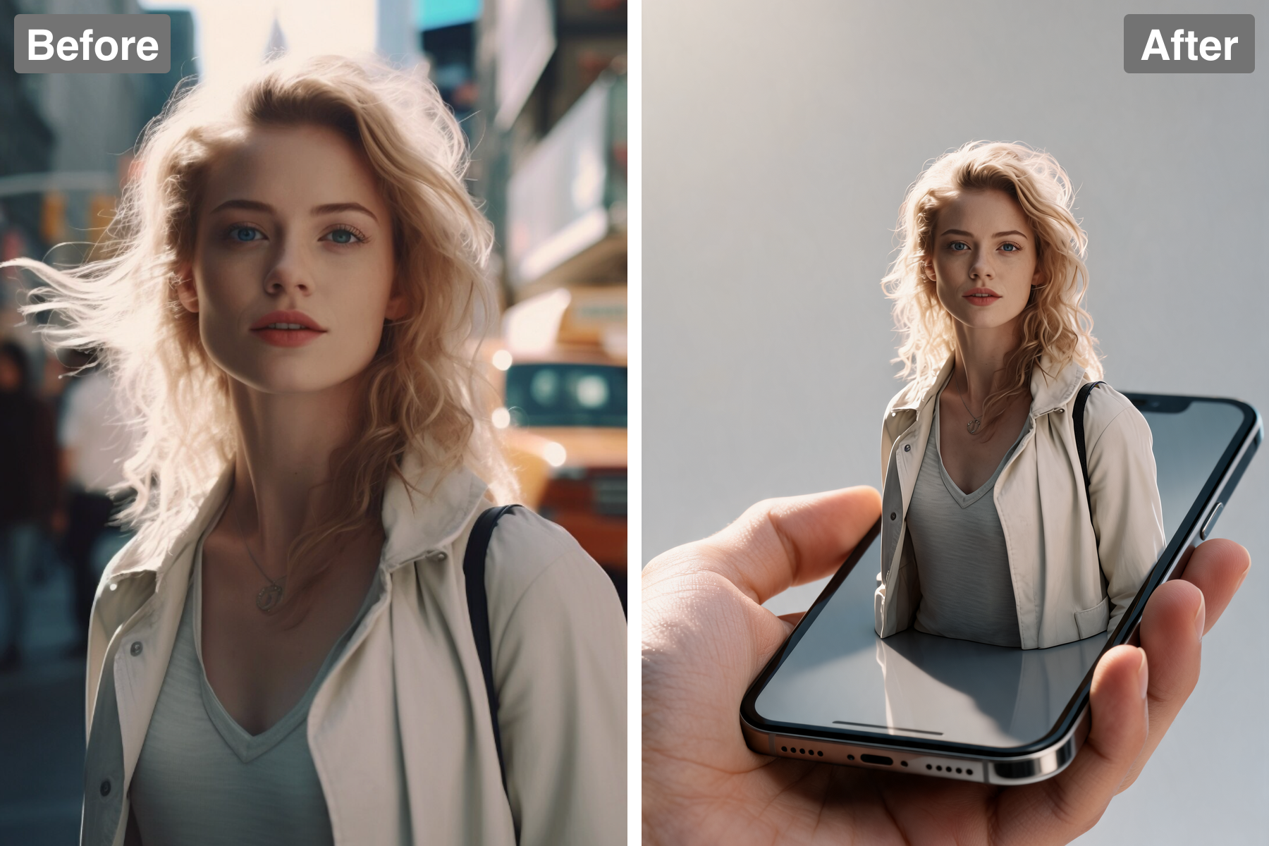 Patternful AI - Popping Out Of The Phone image