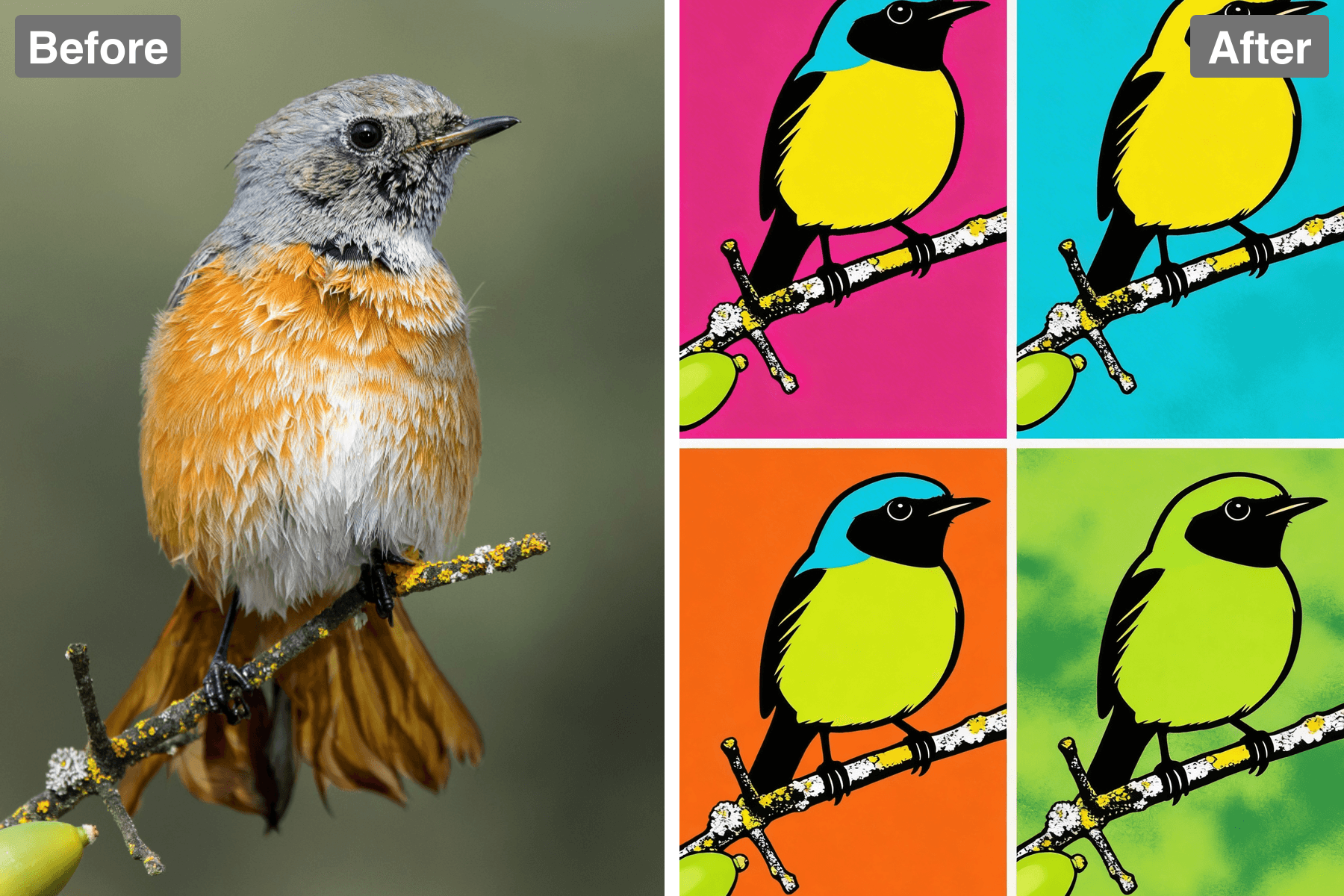 Patternful AI - Turn Your Photos into Warhol Pop Art image