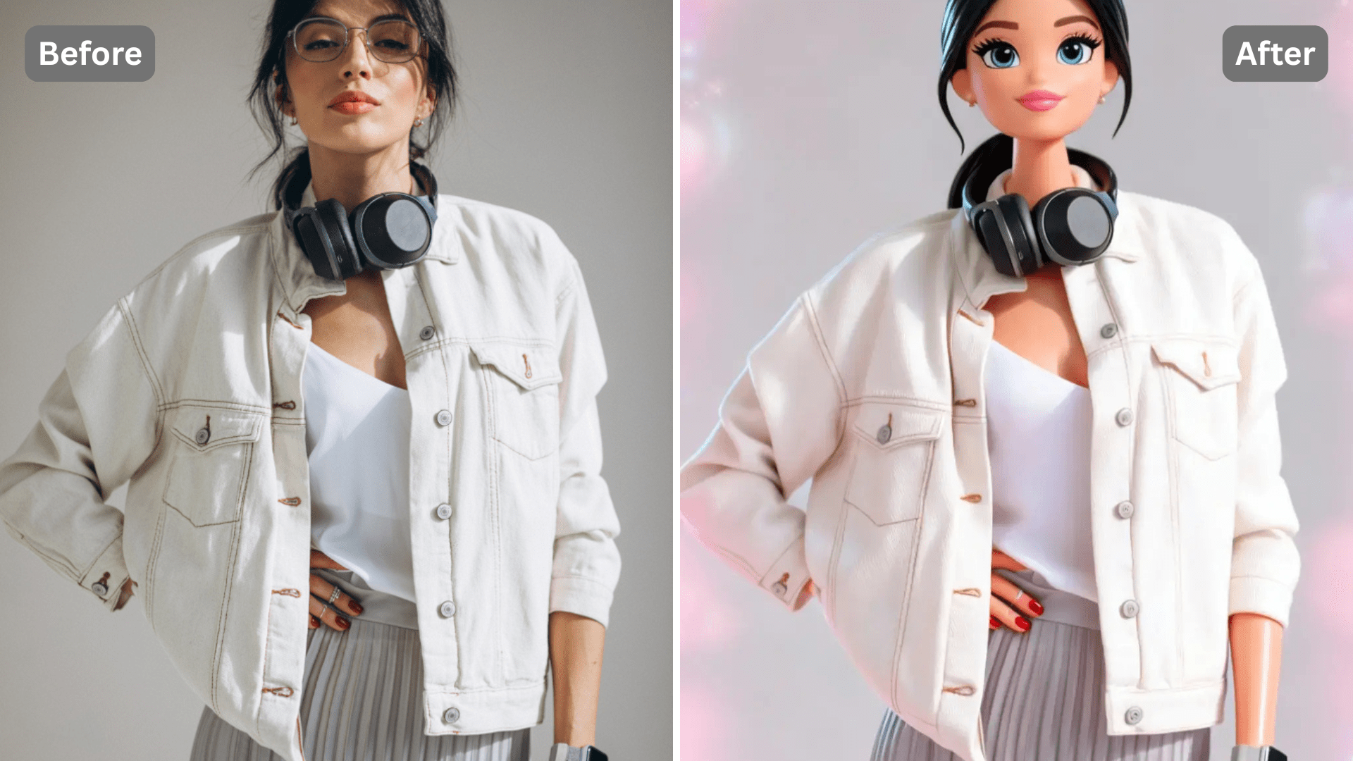 Patternful AI - Give Your Photos a Pink Barbie Glow image