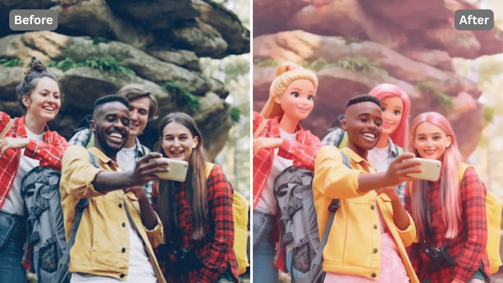 Patternful AI - Stand Out on Social Media with Pink Barbie-Style Photos image