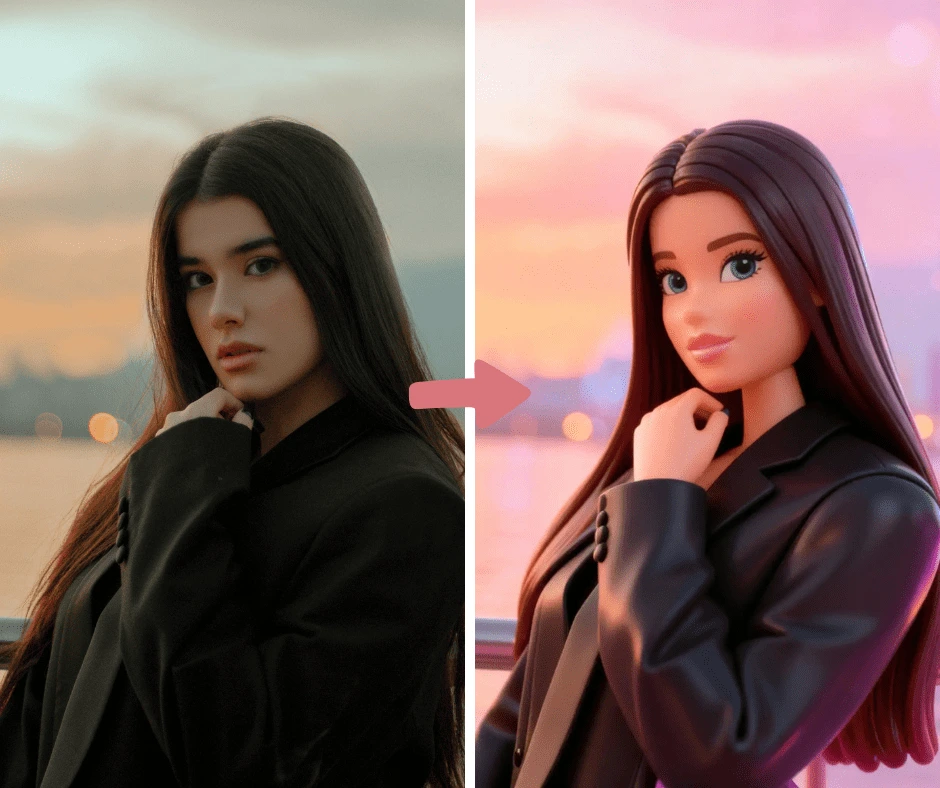 Patternful AI - Barbie Filter example