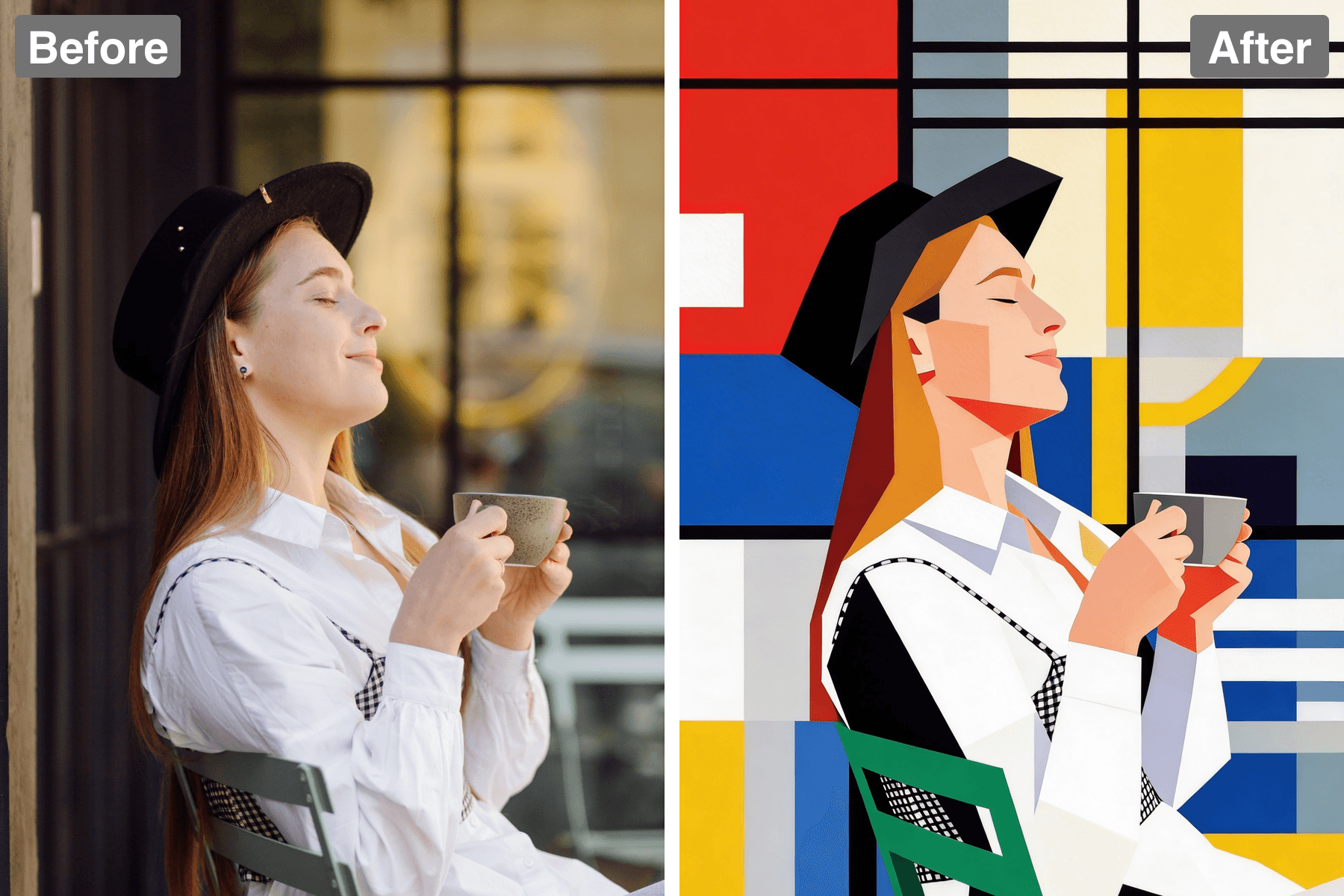 Patternful AI - Give Your Photos Modernist Geometric Energy image