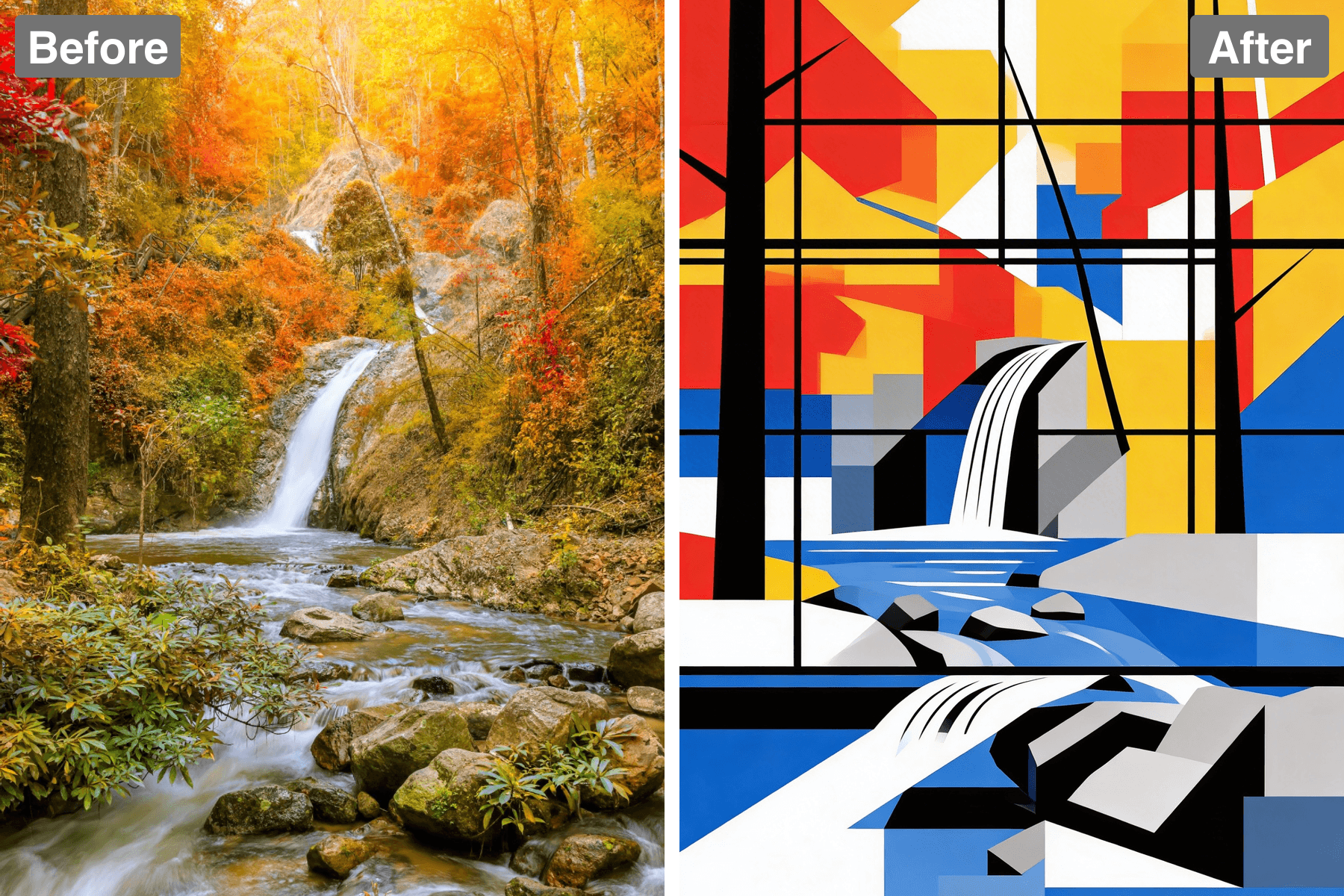 Patternful AI - Share Bold Bauhaus Art on Social Media image
